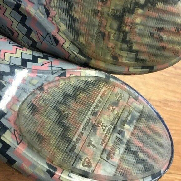 Mel by Melissa Mini Dreamed Womens Shoes Size 8 Glow Loafers Jelly Geometric - Picture 4 of 6